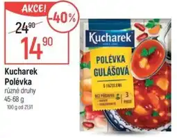 Globus Kucharek Polévka nabídka