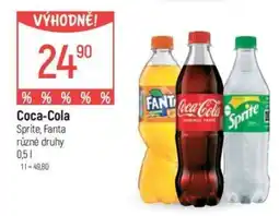Globus Coca-Cola, Sprite, Fanta nabídka
