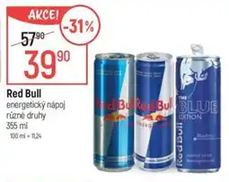 Globus Red Bull energetický nápoj nabídka