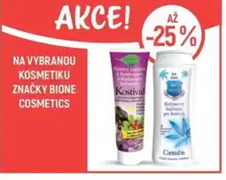 Globus Na vybranou kosmetiku značky Bione cosmetics nabídka