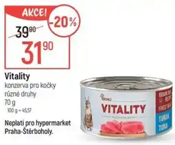 Globus Vitality konzerva pro kočky nabídka