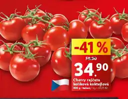 Lidl Cherry rajčata keříková koktejlová nabídka