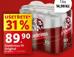 Lidl Gambrinus 10 Originál nabídka