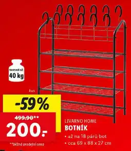 Lidl LIVARNO HOME Botník nabídka