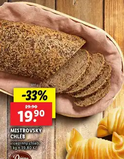 Lidl Mistrovský chléb nabídka
