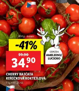 Lidl Cherry rajčata keříčková koktejlová nabídka