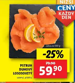 Lidl Pstruh duhový lososovitý nabídka
