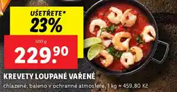 Lidl Krevety loupané vařené nabídka