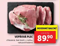 Lidl Vepřová plec nabídka
