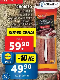 Lidl Sol & Mar Chorizo nabídka