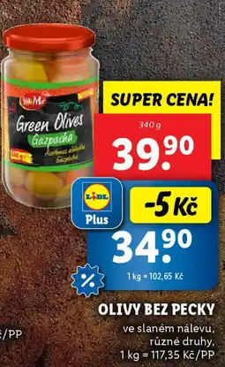 Lidl Sol & Mar Olivy bez pecky nabídka