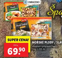 Lidl Sol & Mar Mořské plody / slávky nabídka