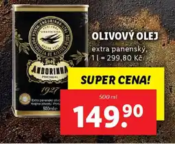 Lidl Olivový olej nabídka