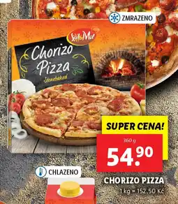 Lidl Sol & Mar Chorizo pizza nabídka