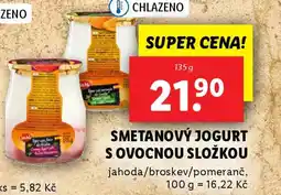Lidl Sol & Mar Smetanový jogurt s ovocnou složkou nabídka