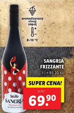 Lidl Sangria frizzante nabídka