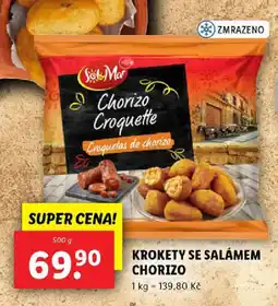 Lidl Sol & Mar Krokety se salámem chorizo nabídka