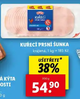 Lidl PIKOK Kuřecí prsní šunka nabídka