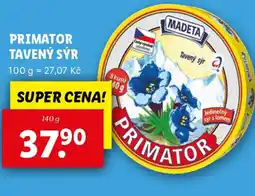Lidl MADETA Primator tavený sýr nabídka