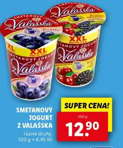 Lidl XXL Smetanový jogurt z valašska nabídka