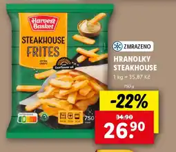Lidl Harvest Basket Hranolky steakhouse nabídka