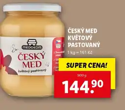 Lidl Český med květový pastovaný nabídka