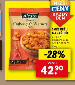 Lidl Alesto Směs kešu a arašídů nabídka