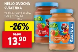 Lidl HELLO ovocná svačinka nabídka