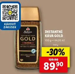 Lidl Bellarom Instantní káva gold nabídka