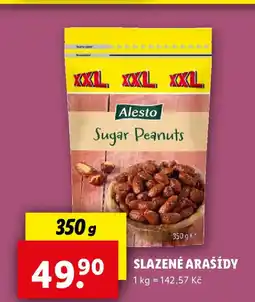 Lidl Alesto Slazené arašídy nabídka
