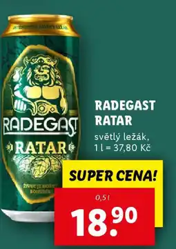Lidl Radegast Ratar nabídka