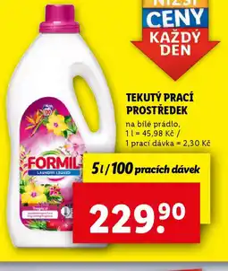Lidl FORMIL Tekutý prací prostředek nabídka
