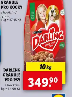Lidl Darling Granule pro psy nabídka