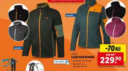 Lidl CRIVIT Fleecová bunda nabídka