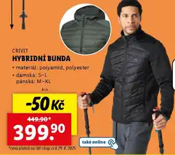Lidl CRIVIT Hybridní bunda nabídka