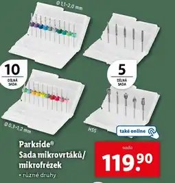 Lidl ParksideⓇ Sada mikrovrtáků/ mikrofrézek nabídka
