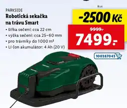 Lidl PARKSIDE Robotická sekačka na trávu Smart nabídka