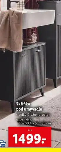 Lidl Skrinka pod umyvadlo nabídka