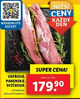 Lidl Vepřová panenská svíčková nabídka