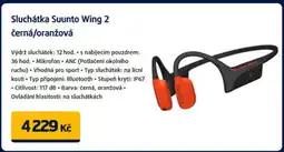 Datart Sluchátka Suunto Wing 2 černá/oranžová nabídka