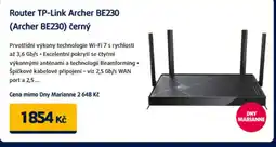 Datart Router TP-Link Archer BE230 (Archer BE230) černý nabídka