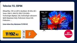 Datart Televize TCL 55P8K nabídka
