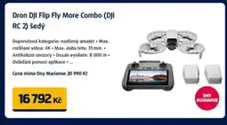 Datart Dron DJI Flip Fly More Combo (DJI RC 2) šedý nabídka