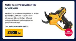 Datart Nůžky na větve Dewalt XR 18V DCMPP568N nabídka
