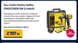 Datart Aku vrtačka Stanley FatMax SFMCD725D2K-QW (s baterií) nabídka