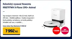 Datart Robotický vysavač Rowenta RR8797WH X-Plorer S90+ Animal nabídka