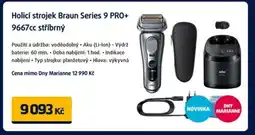Datart Holicí strojek Braun Series 9 PRO+ 9667cc stříbrný nabídka
