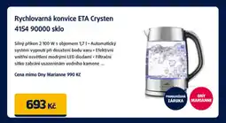 Datart Rychlovarná konvice ETA Crysten 4154 90000 sklo nabídka