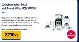 Datart Kuchyňský robot Bosch MultiTalent 3 Plus MCM3PM386 černý nabídka