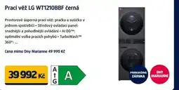 Datart Prací věž LG WT1210BBF černá nabídka